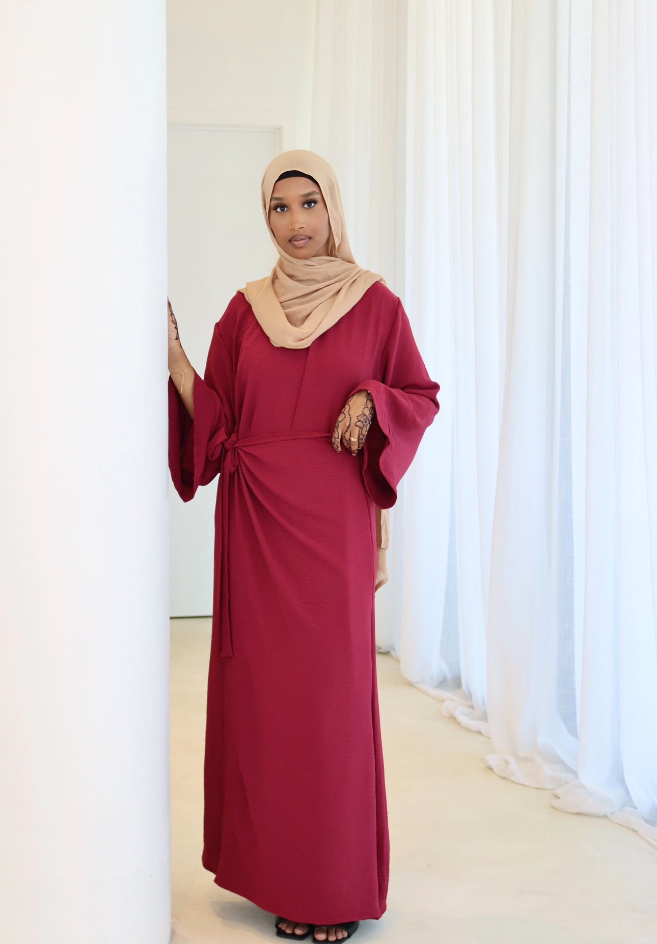 EMAN WRAP DRESS – QAMAR